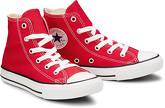 Sneaker Ctas Hi Kids von Converse in rot für Mädchen. Gr. 32,33,34,35