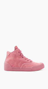 High Top-Sneaker aus Veloursleder