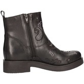 Scb8  Stiefeletten I18h25ricamo Tronchetto Frau schwarz