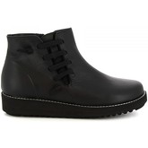 Leonardo Shoes  Stiefeletten 4527 INGRASSATO NERO