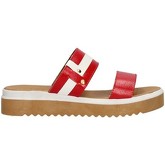 É Donna  Sandalen É DONNA 245 Niedrige Sandalen Damen ROT-WEISS