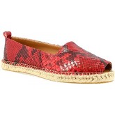 Leonardo Shoes  Espadrilles 3360 ESPA PITONE ROSSO